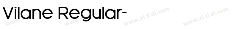 Vilane Regular字体转换